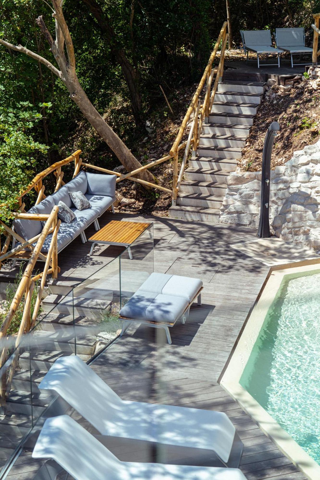 La Forestale Luxury Ecolodge Piano Terra- Appt Acqualagna Ngoại thất bức ảnh