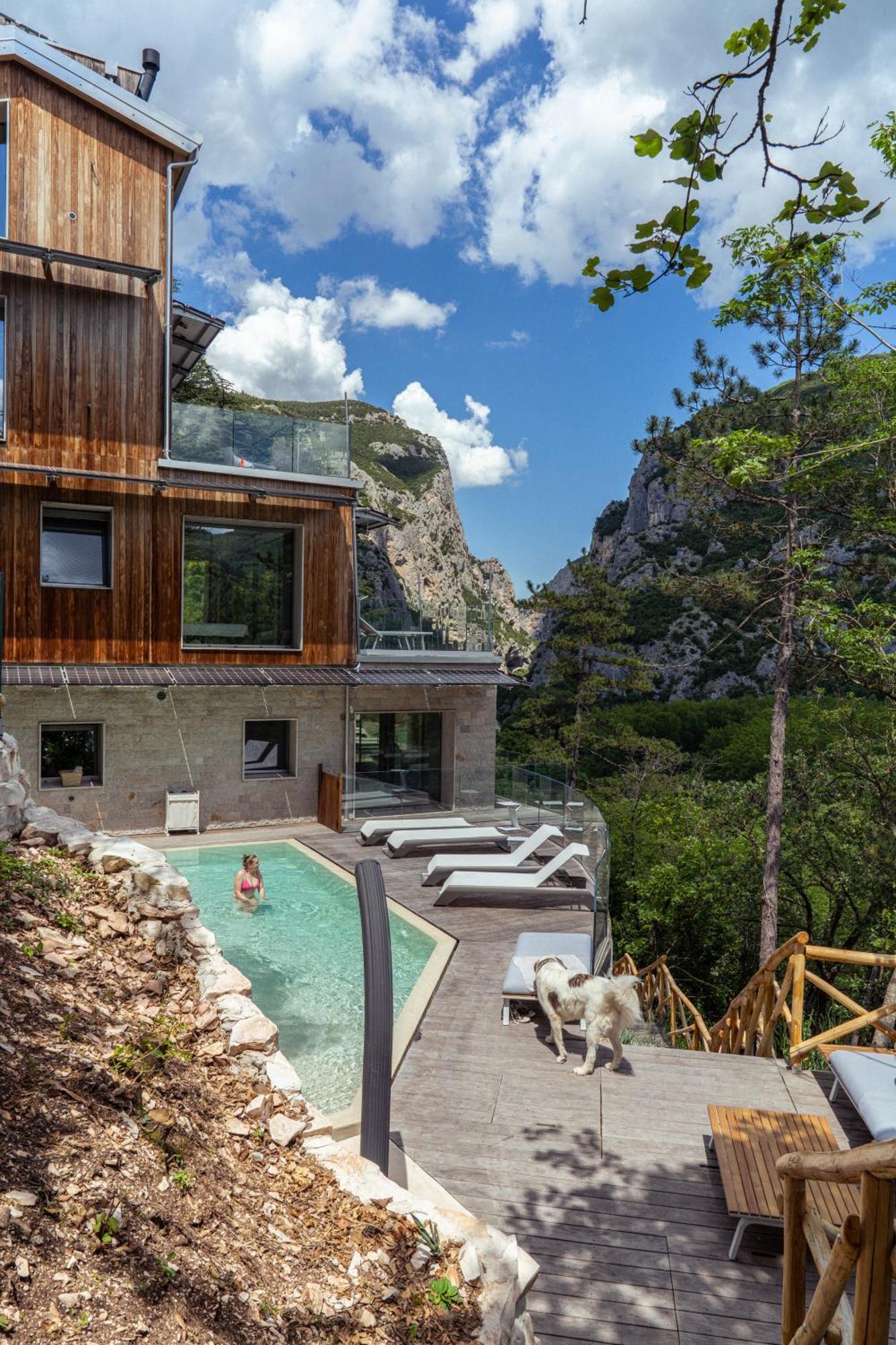 La Forestale Luxury Ecolodge Piano Terra- Appt Acqualagna Ngoại thất bức ảnh